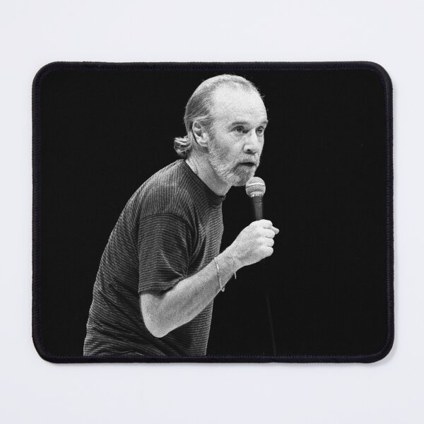 Item preview, George Carlin - BW Photograph designed and sold by ConcertImages.
