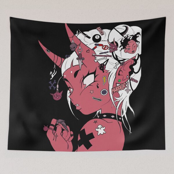 Item preview, Vaporwave Evil Girl Streetwear Style designed and sold by OWLvision33.