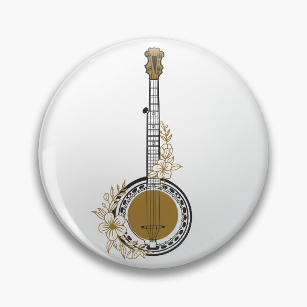 Item preview, Flowers Love Bluegrass Banjos designed and sold by Banjucate.