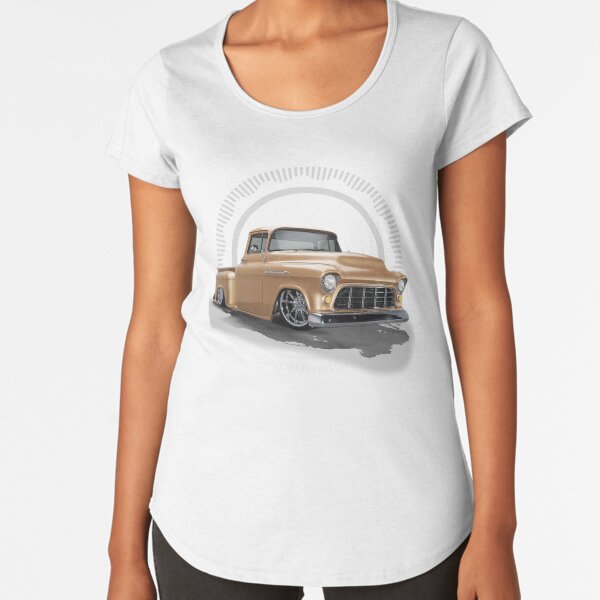1956 Chevy 3100 Pickup Truck Premium Scoop T-Shirt