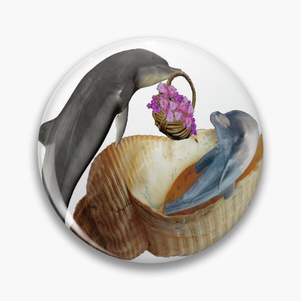 Item preview, dolphin in shell designed and sold by Minddey.