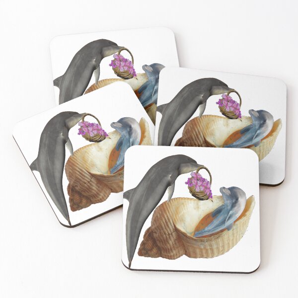 Item preview, dolphin in shell designed and sold by Minddey.