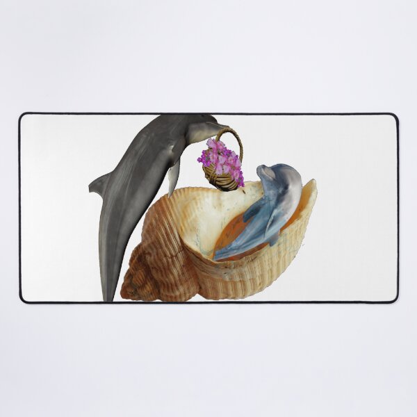 Item preview, dolphin in shell designed and sold by Minddey.