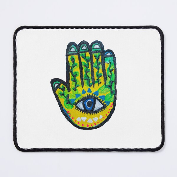 Item preview, evil hand protection- hand of fatima- unique design- greek eye- colorful- wonderful designed and sold by karima-eldeeb.