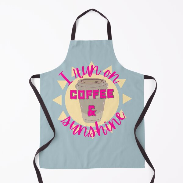 Item preview, I Run On Coffee And Sunshine Fun Slogan designed and sold by TrulyEpoque.