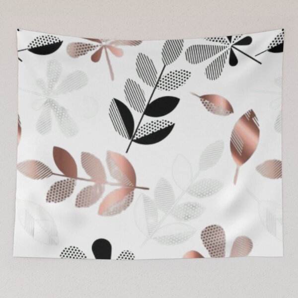 Aperçu de l'œuvre MOTIF FLEURI OR ROSE créée et vendue par ArdorOne.