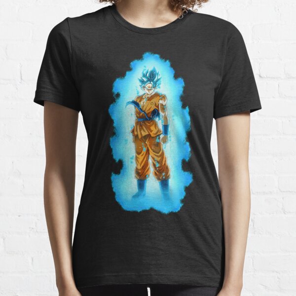DBZ Goku Vegeta SSGSS God Blue Super Saiyan Chibi Sketch T-Shirt