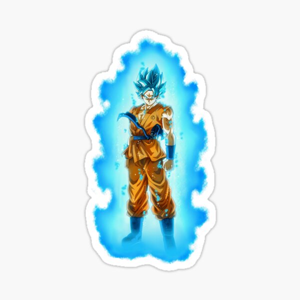 Goku Super Saiyan Blue Kaioken Stickers for Sale