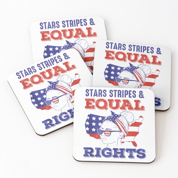 Item preview, Retro Pro Choice Feminist Stars Stripes Equal Rights  designed and sold by CarlFio.