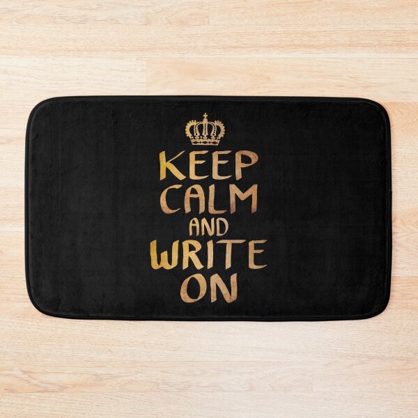 Item preview, Keep Calm and Write On designed and sold by ACC .