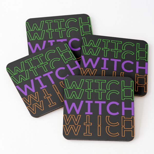 Item preview, Witch halloween text colorful design designed and sold by ItsMemeMachine.