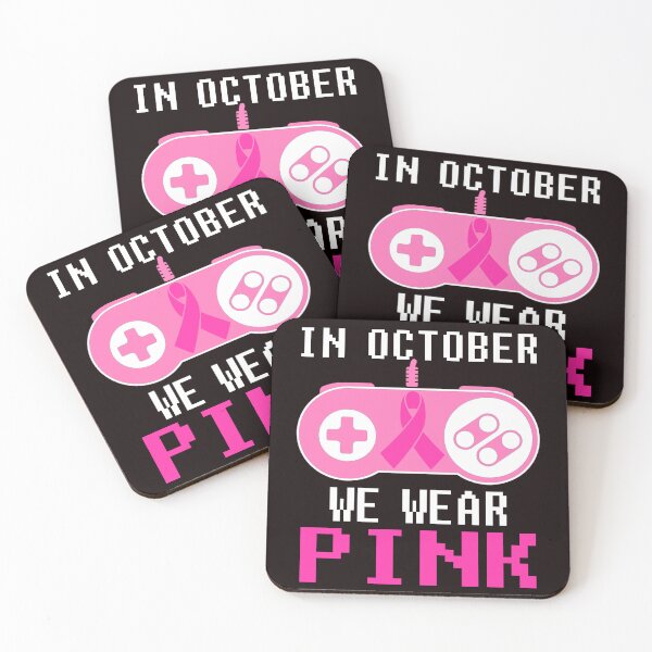 Item preview, In October We Wear Pink Game Controller Breast Cancer Awareness Gaming designed and sold by KellySX.
