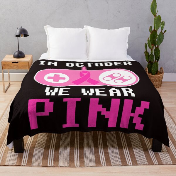 Item preview, In October We Wear Pink Game Controller Breast Cancer Awareness Gaming designed and sold by KellySX.