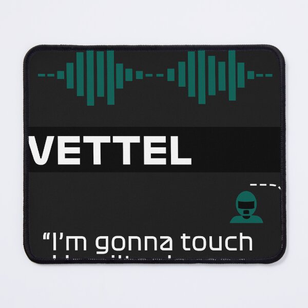 Item preview, F1 Sebastian Vettel - Radio Message (Hamilton's rear wing) designed and sold by F1merch33.