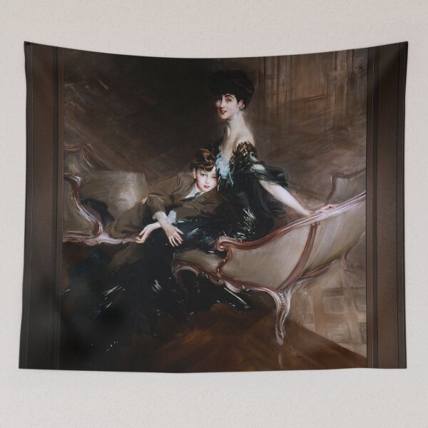 Item preview, Consuelo Vanderbilt by Giovanni Boldini Remastered Xzendor7 Classical Art Old Masters Reproductions designed and sold by Xzendor7 Digital Art Creations.