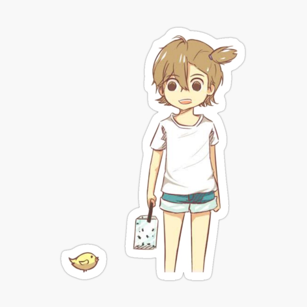 Barakamon Anime Naru Kotoishi Meme Face - Barakamon - Sticker