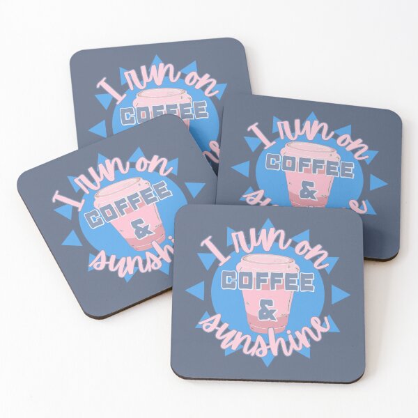 Item preview, Fun I Run On Coffee And Sunshine Fun Slogan designed and sold by TrulyEpoque.