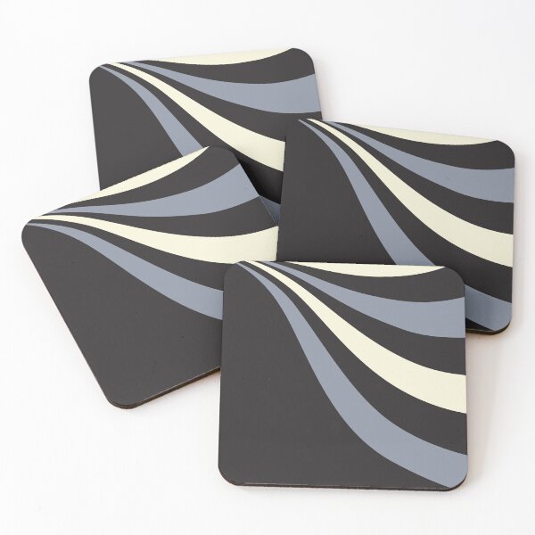 Item preview, Black, Gray and Cream Wave designed and sold by LAEC-Shop.