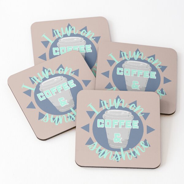 Item preview, Great Fun I Run On Coffee And Sunshine Fun Slogan designed and sold by TrulyEpoque.