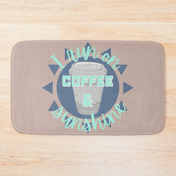 Item preview, Great Fun I Run On Coffee And Sunshine Fun Slogan designed and sold by TrulyEpoque.