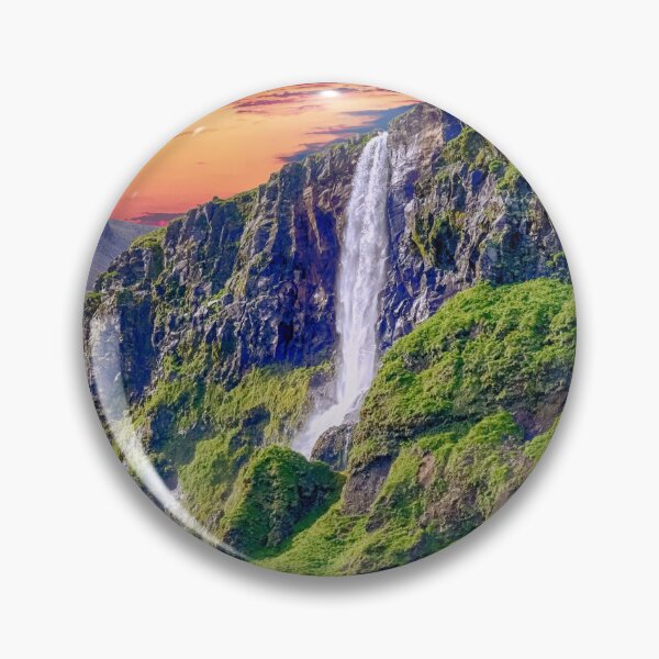 Item preview, Big Waterfall on Top of the Mountain designed and sold by Luxxe87.