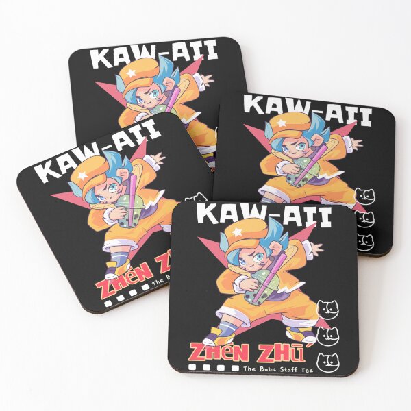 Item preview, anime-styled-characters-holding-bubble-tea-cups   designed and sold by TheCalendark.