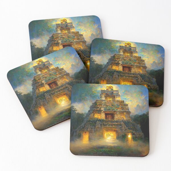 Item preview, Ancient Mayan Temple designed and sold by AM FineArtPrints.