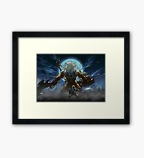 The Legend of Zelda - Breath of the Wild - Link vs Gold Lynel Framed Print