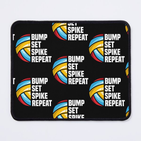 Item preview, Bump Set Spike Repeat Funny Volleyball designed and sold by adams79.