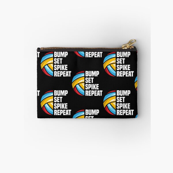 Item preview, Bump Set Spike Repeat Funny Volleyball designed and sold by adams79.
