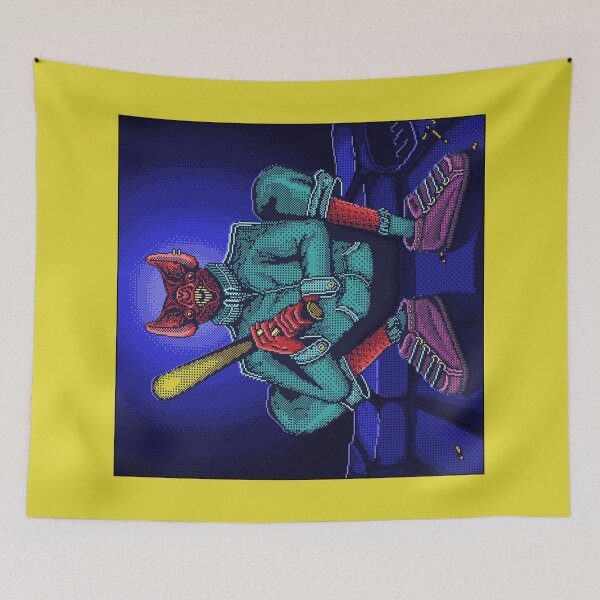 Item preview, A Bat with a Bat (color) designed and sold by Owl-n-bear.