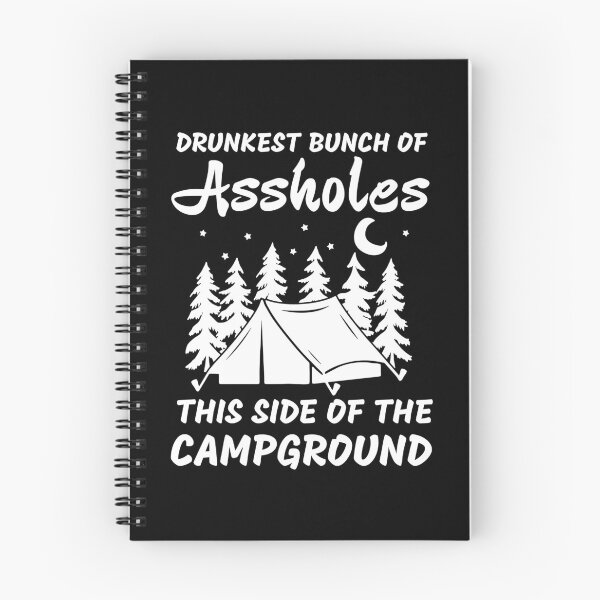 Item preview, Drunkest Bunch of Assholes This Side of the Campground, Funny Camping Apparel, Campground Clothes designed and sold by praewapy.