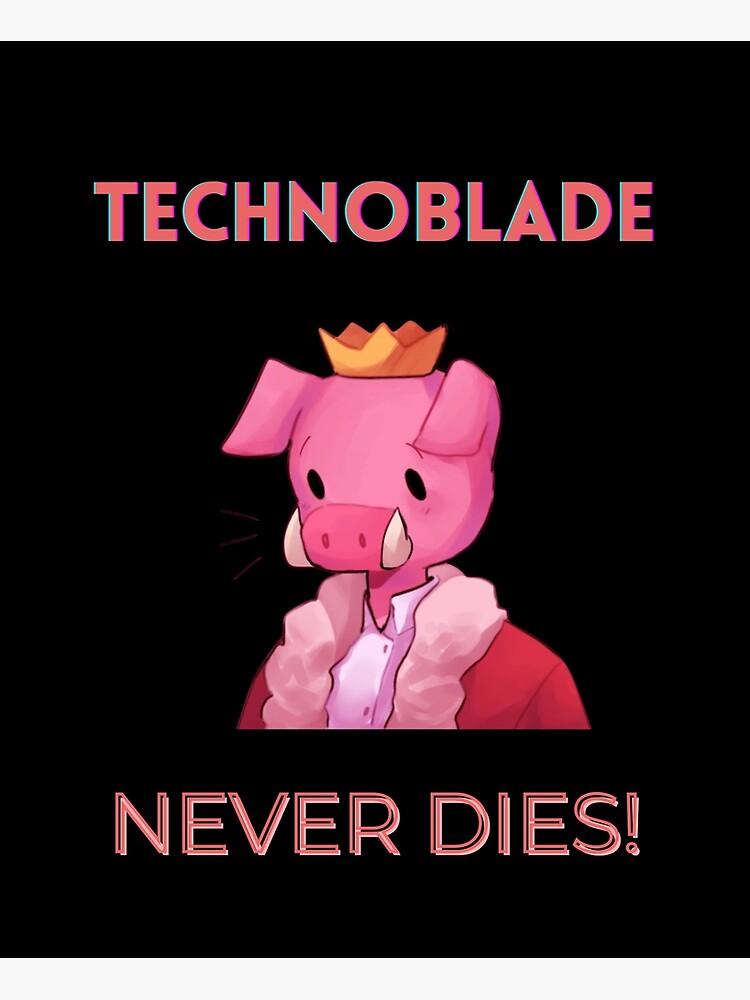 Discover Copy of Technoblade never dies Premium Matte Vertical Poster