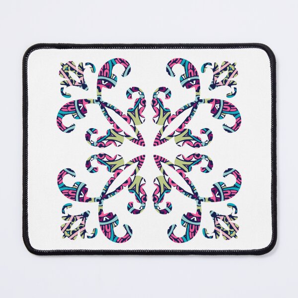 Item preview, Mandala Boho Colored Graphic Scroll designed and sold by hardscuffle.