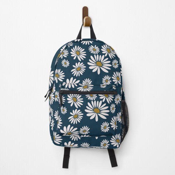 Item preview, Spring Daisies on Navy designed and sold by Jaima-OLoughlin.