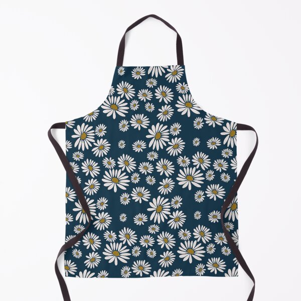 Item preview, Spring Daisies on Navy designed and sold by Jaima-OLoughlin.