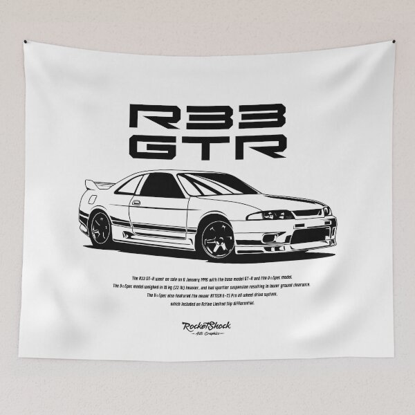 Item preview, GTR R33 jdm designed and sold by Rocket Shock.