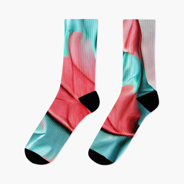 Artikelvorschau, ti leaf pink and teal 90's original art entworfen und verkauft von Surrealarts727.