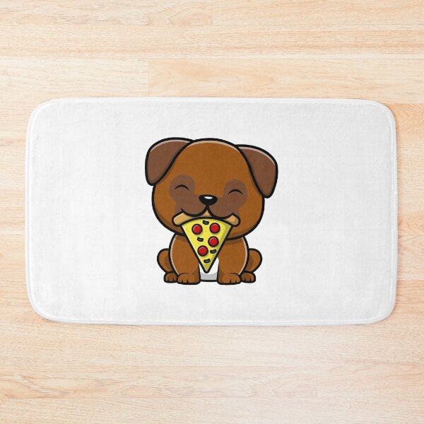 Item preview, Dog Eating A Pizza designed and sold by ZygGDesign.