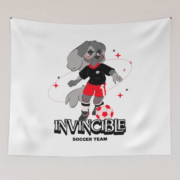 Item preview, a-female-sports-team-featuring-a-soccer-mascot-    designed and sold by TheCalendark.