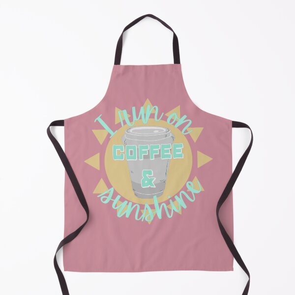 Item preview, I Run On Coffee And Sunshine Great Pastel Fun Slogan designed and sold by TrulyEpoque.