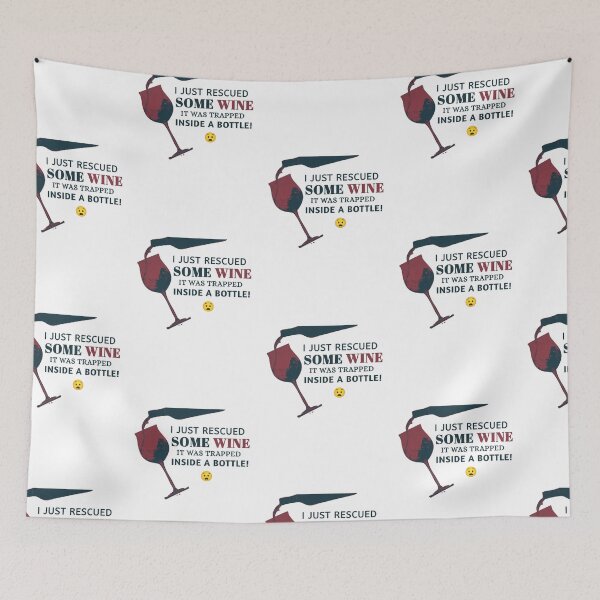 Item preview, Wine Quote - I just rescued some wine!  designed and sold by hiunlimit.