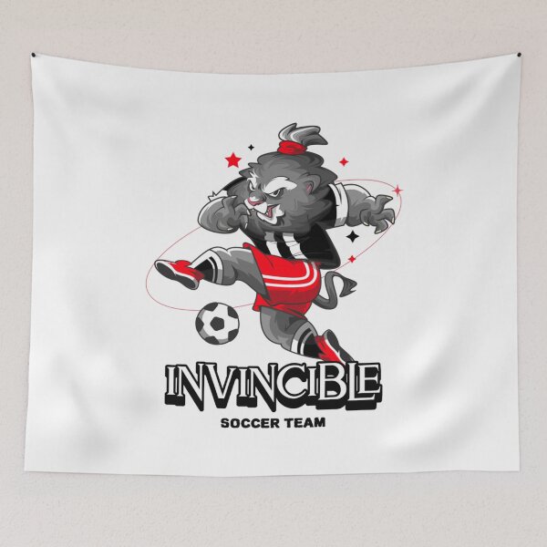 Item preview, a-female-sports-team-featuring-a-soccer-mascot-   designed and sold by TheCalendark.
