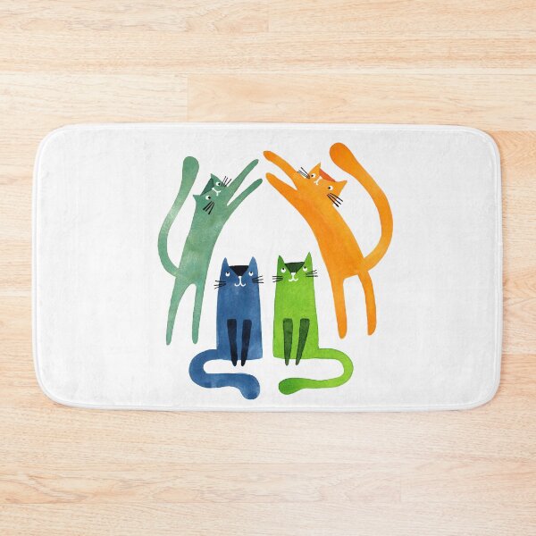 Item preview, Kitty Arch watercolour cat painting designed and sold by KatyClemmans.