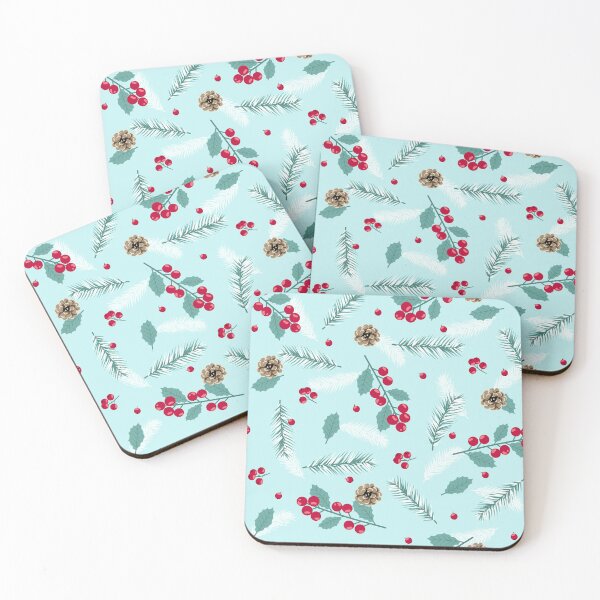 Item preview, Christmas Fir and Holly Berries designed and sold by jannta.
