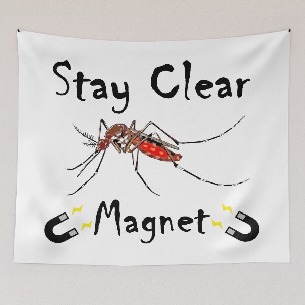 Item preview, Stay Clear Mosquito Magnet. I Attract Mosquitoes designed and sold by Oaks Creations.
