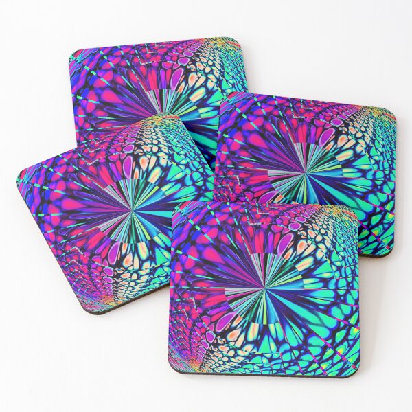 Item preview, Pulse Trippy Rainbow Neon Digital Art designed and sold by cjpours.