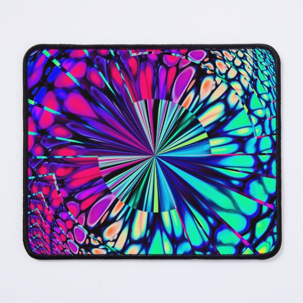 Item preview, Pulse Trippy Rainbow Neon Digital Art designed and sold by cjpours.