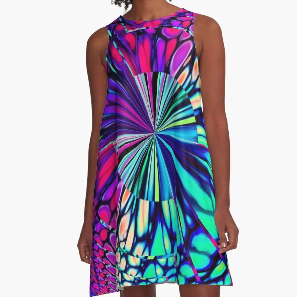 Item preview, Pulse Trippy Rainbow Neon Digital Art designed and sold by cjpours.