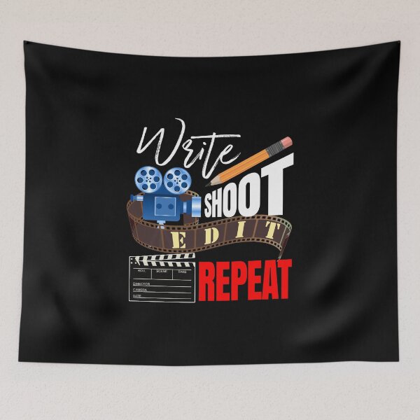 Item preview, WRITE SHOOT EDIT REPEAT designed and sold by roxy7922.